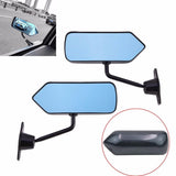 F1 Style Racing Carbon Fiber Side Mirrors Universal Black Base - Top JDM Store