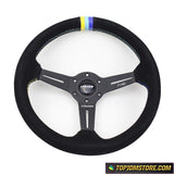 GPP Suede Leather Steering Wheel 14inch - Steering Wheels 2