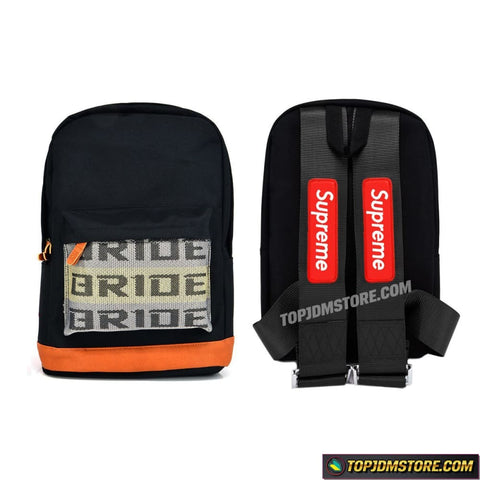 Supreme JDM Backpack Black Straps - Backpacks & Bags 1