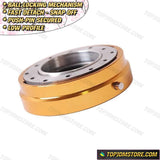 Thin Snap Off Quick Release Ball Locking Steering Wheel Hub - Gold - Steering Wheel Hubs 10