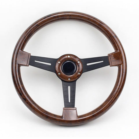 Torino Steering Wheel Wooden Texture Flat 14 - Steering Wheels 1