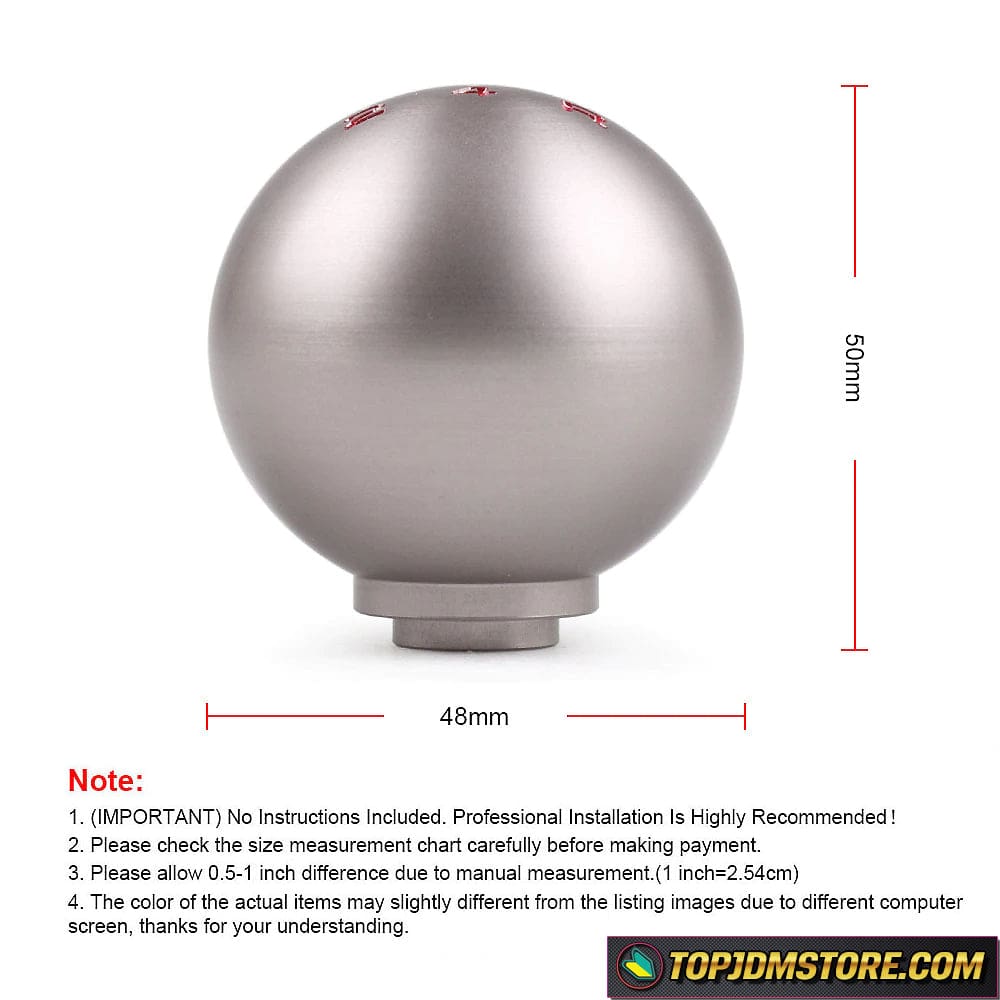 JDM Type R CNC Aluminum Shift Knob | Honda M10x1.5 Gear Shifter – Top ...