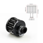 Universal Crankcase Vent Breather Filter 12mm - Intake 7