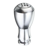 Universal Five 5-Speed Lightweight Gear Shift Knob Manual Transmission - Silver - Shift Knobs 7