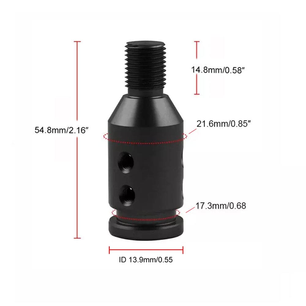 gear shifter adapter Universal Shift Knob Adapter for Non-Threaded Shifter M12x1.25