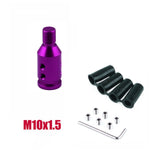 Universal Shift Knob Adapter for Non-Threaded Shifter M12x1.25 - M10x1.5mm - Purple / M10x1.5 - Shift Knob Extension 19