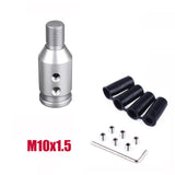 Universal Shift Knob Adapter for Non-Threaded Shifter M12x1.25 - M10x1.5mm - Silver / M10x1.5 - Shift Knob Extension 21