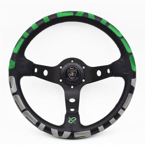 vertex 1996 steering wheel green,vertex steering wheel,jdm steering wheel,leather steering wheel,vertex 1996,ek9 steering wheel,deep dish steering wheel,aftermarket steering wheel,best aftermarket steering wheel,momo deep dish steering wheel,omp deep dish steering wheel,nrg deep dish steering wheel,miata aftermarket steering wheel