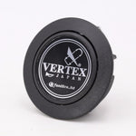 Vertex Black Leather Deep Dish Modified Steering Wheel 13inch/330mm - Top JDM Store